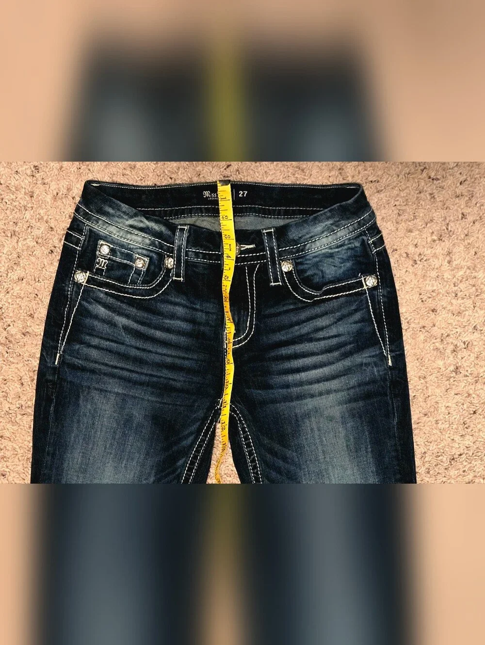 Miss Me Lowrise Bootcut Jeans Women's Size 27 NWOT - Picture 8 of 11
